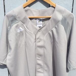 NWT Adidas Mens Diamond Elite Full Button Jersey size Large